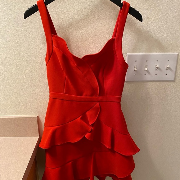 BCBG Maxazria red dress size 0 - Picture 2 of 4